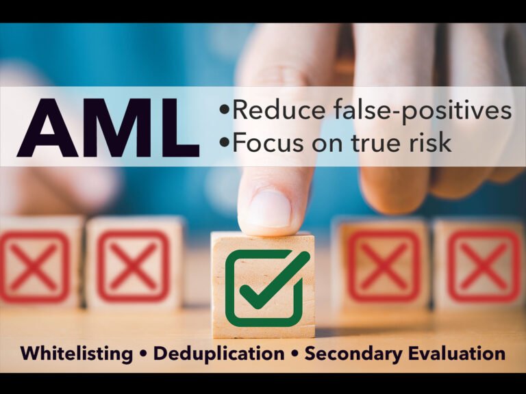 False Positives in AML