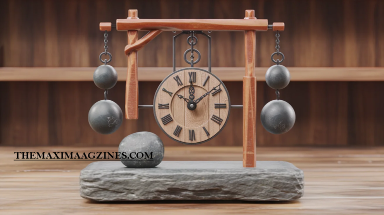 Tischling Stone Weighted Clock